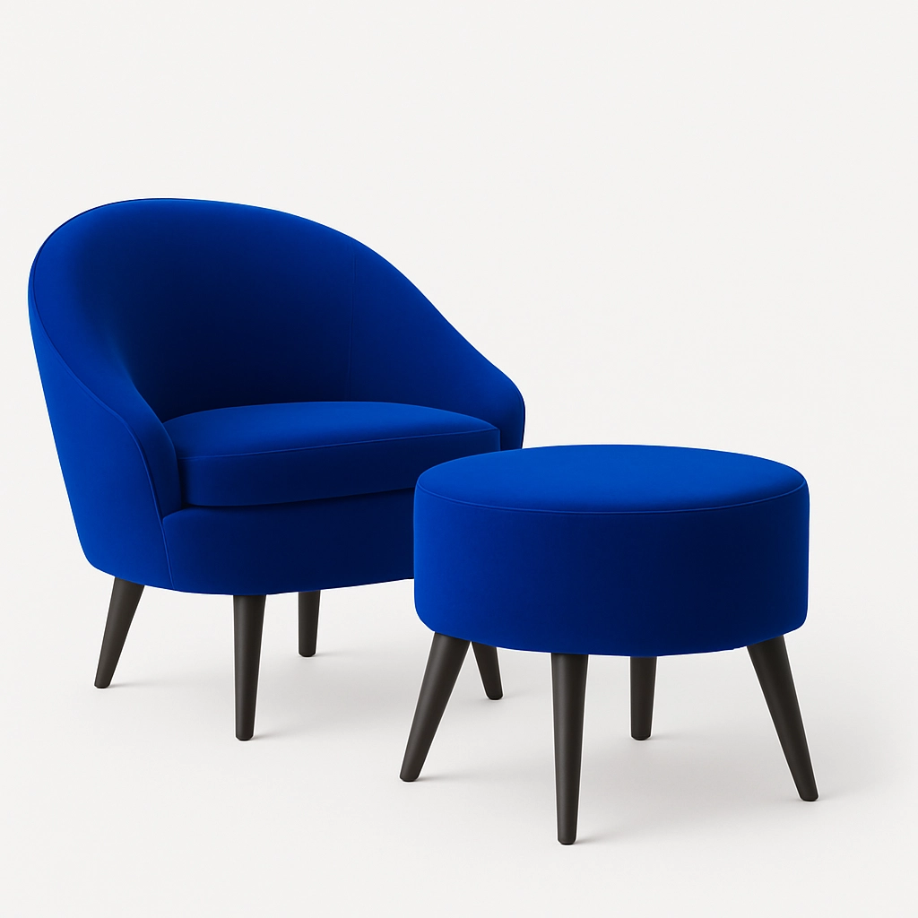 Camilla Armchair and Ottoman Set - Image 4