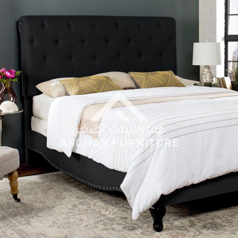 Linen Rolled Back Bed - Image 3