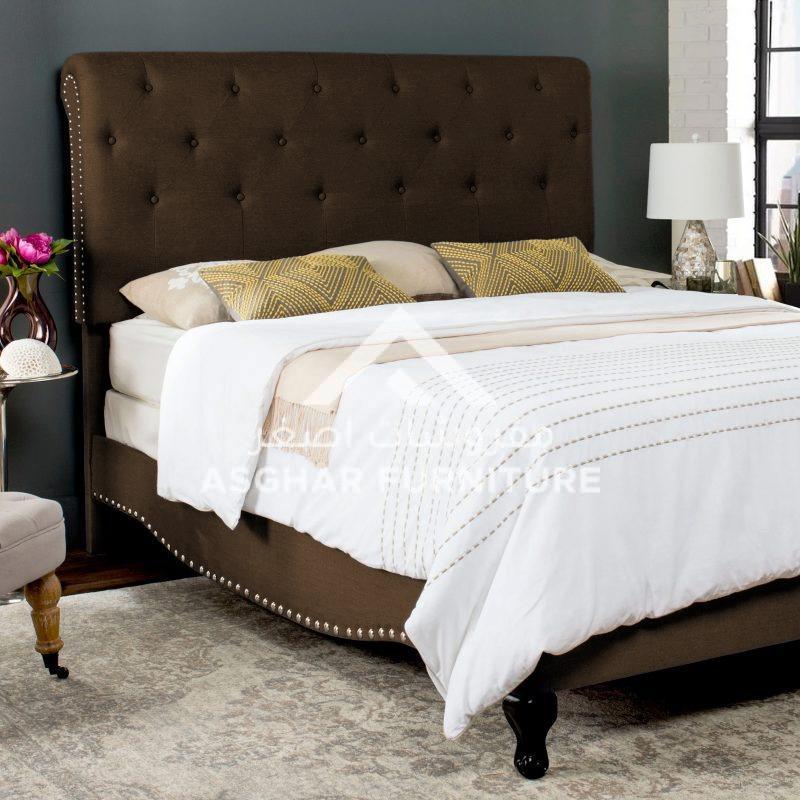 Linen Rolled Back Bed - Image 2
