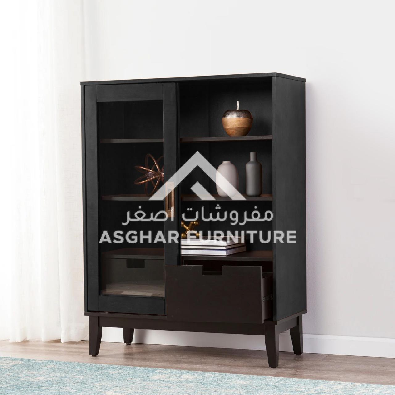 Mid-Century 2 Door Display Cabinet - Image 6