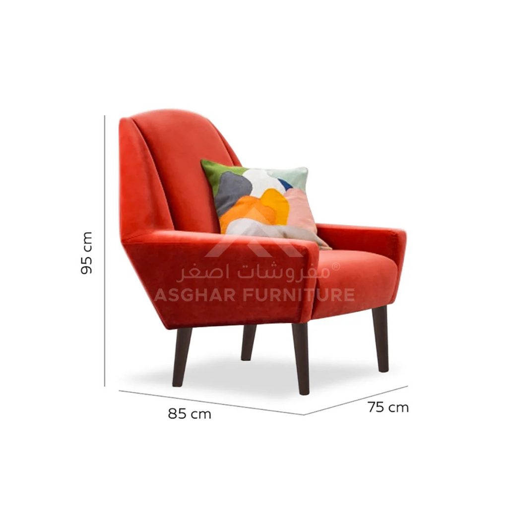 Sabrina Velvet Armchair - Image 4