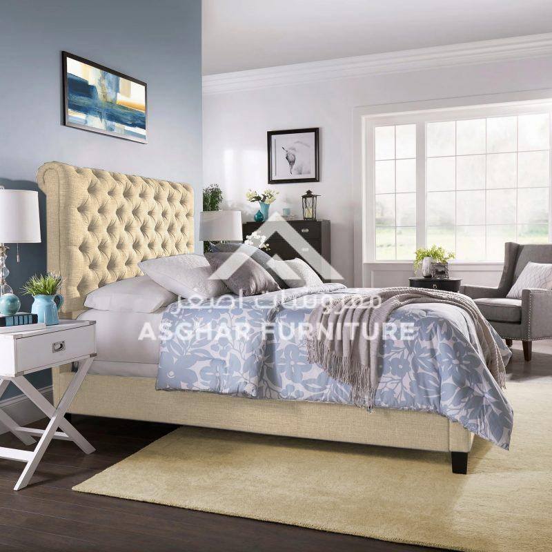 Tufted Roll-Top Bed - Image 3