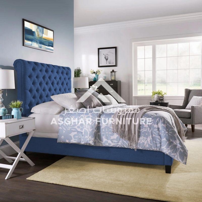 Tufted Roll-Top Bed - Image 2