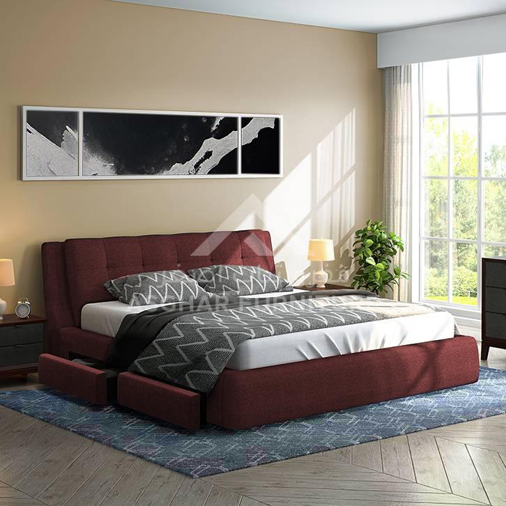 Kory Contemporary Storage Bed - Image 3