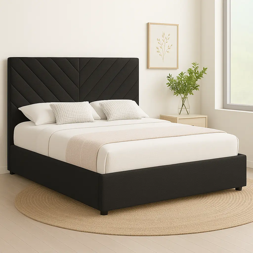Aida Upholstered Bed - Image 3