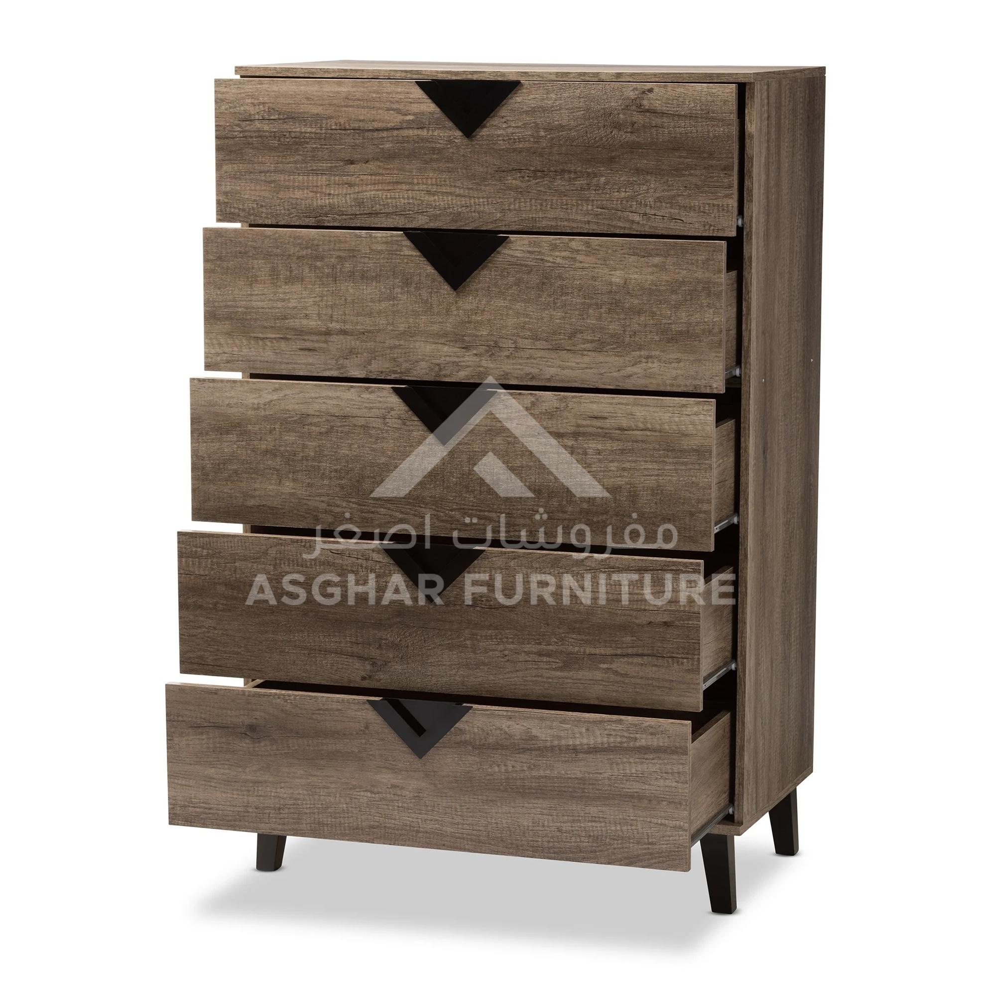 Alita Contemporary 5-drawer Chest - Image 3