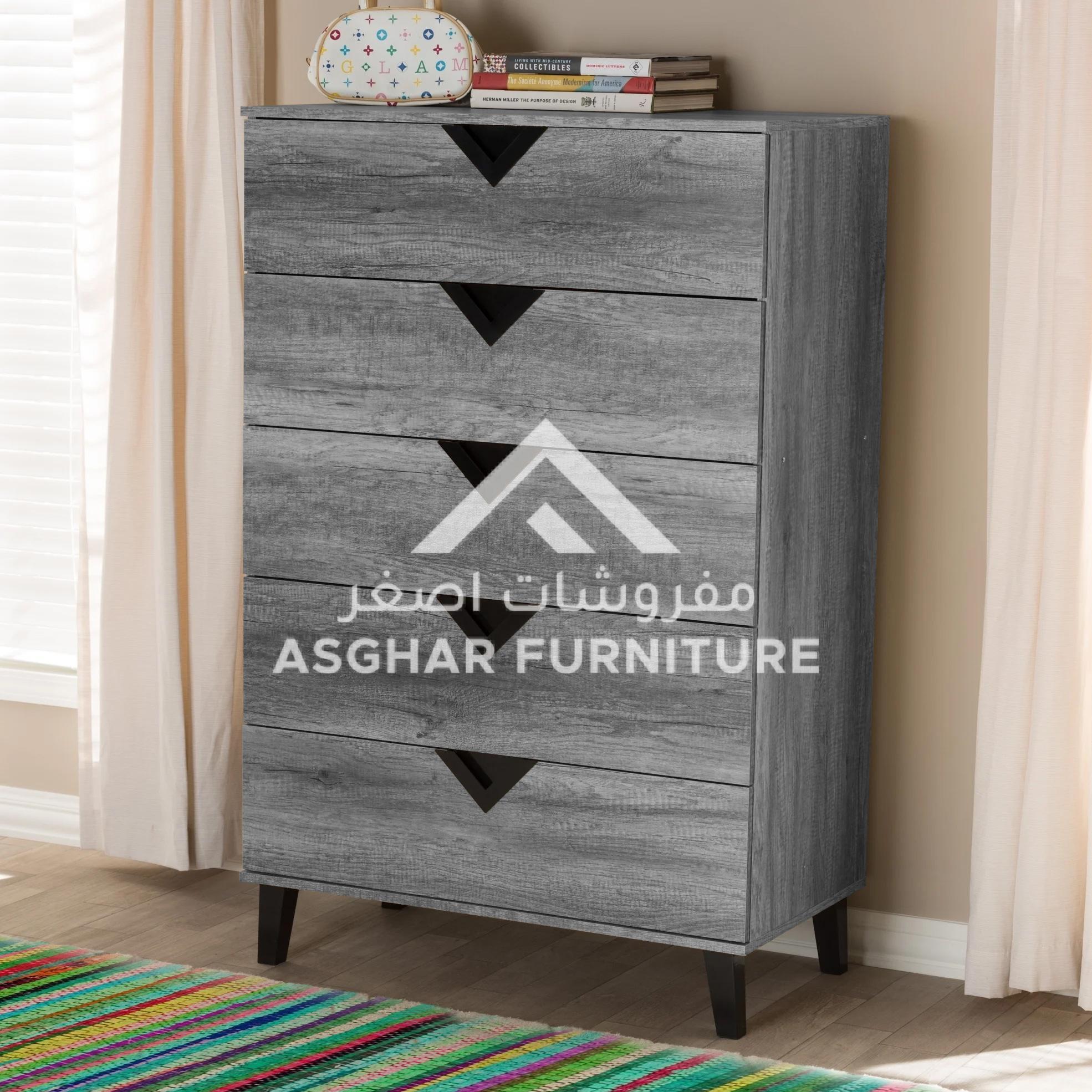 Alita Contemporary 5-drawer Chest - Image 7