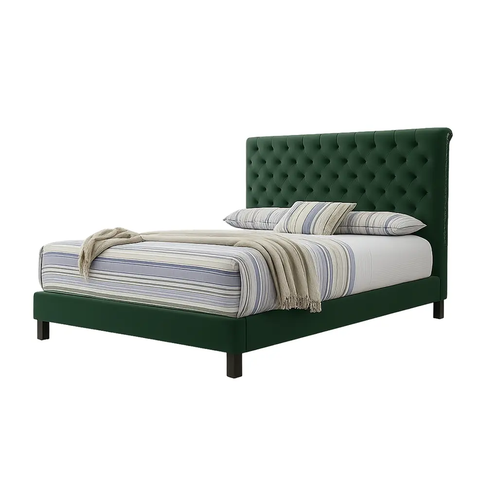 Elegant Button Tufted Bed - Image 5
