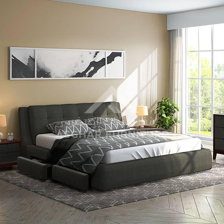 Kory Contemporary Storage Bed - Image 4