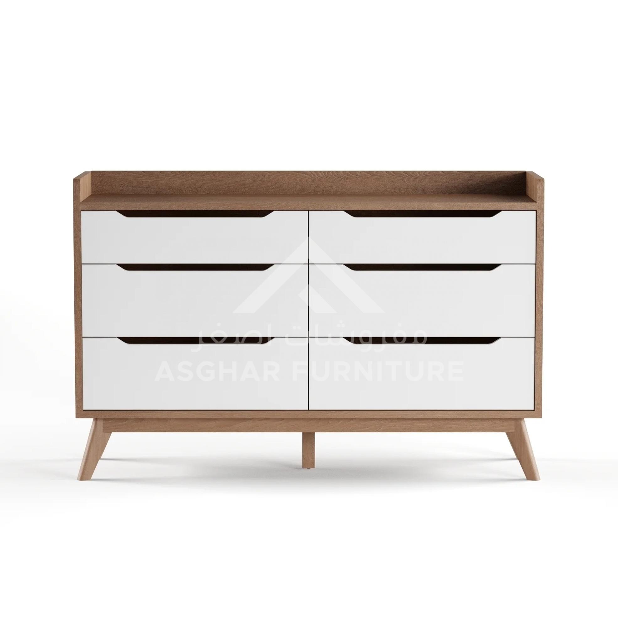 Modern Mid Century 6-Drawer Chest - Image 2