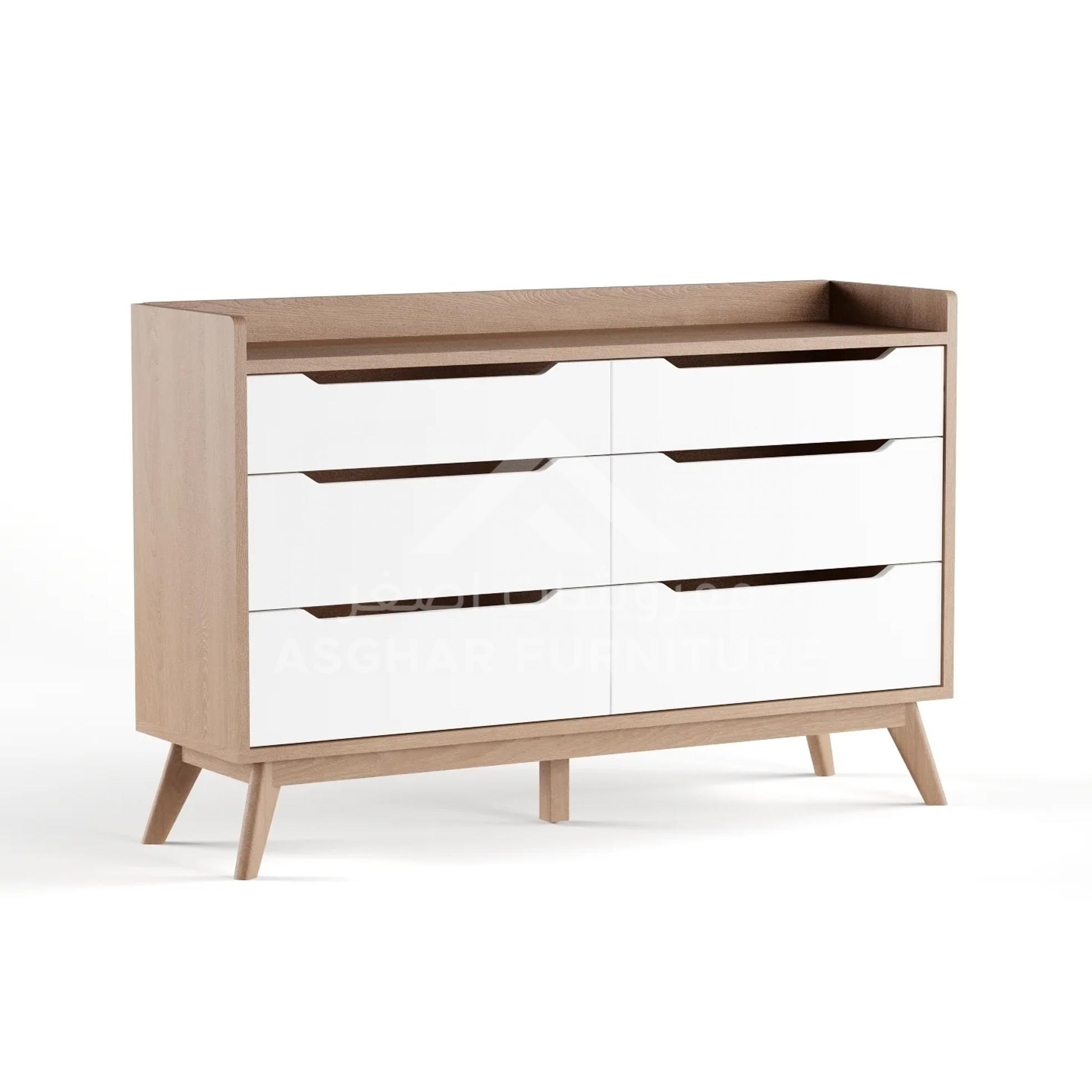 Modern Mid Century 6-Drawer Chest - Image 3