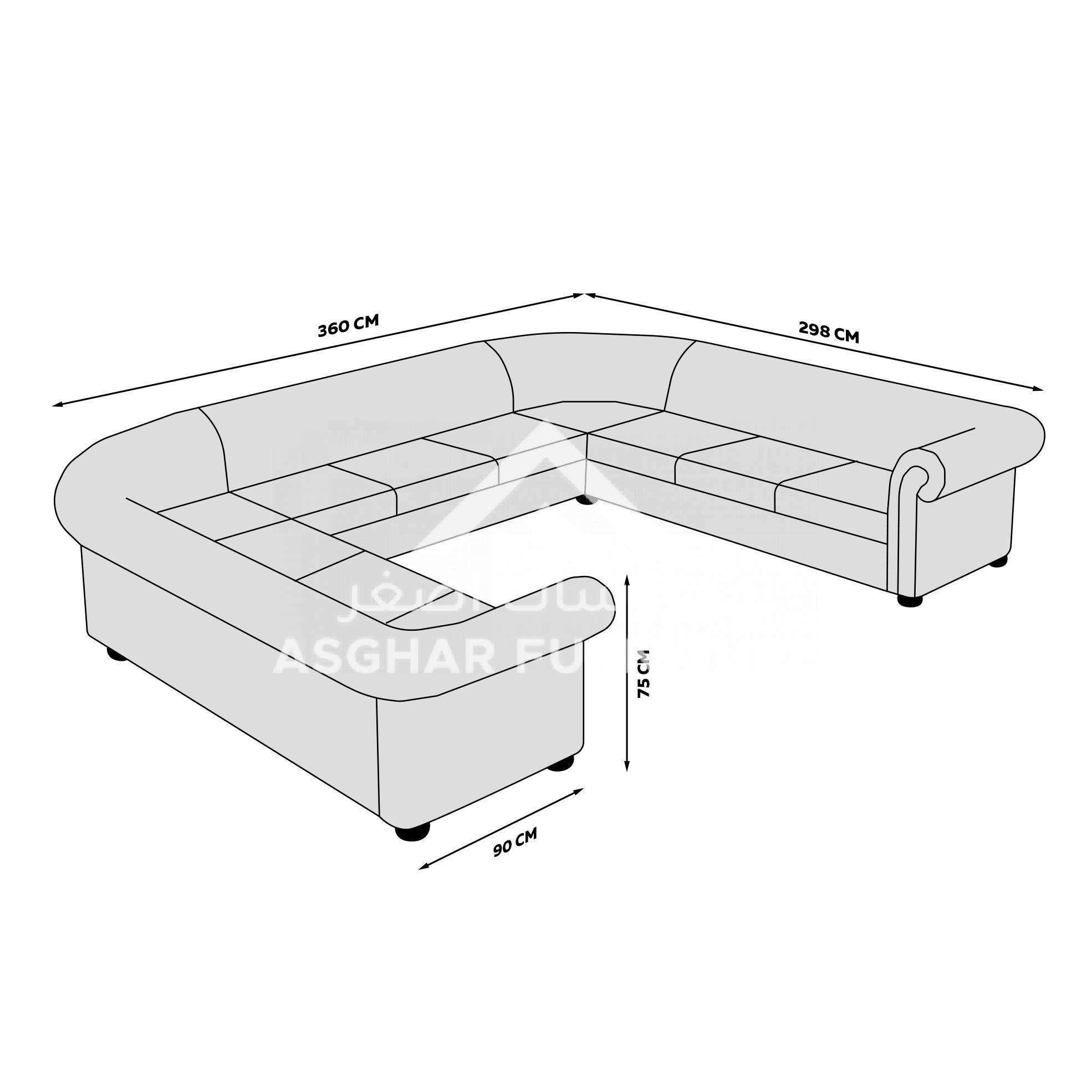 Diwan tufted sofa - Image 7