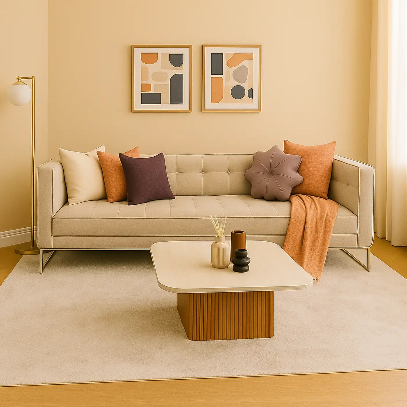 Alba Sled Sofa