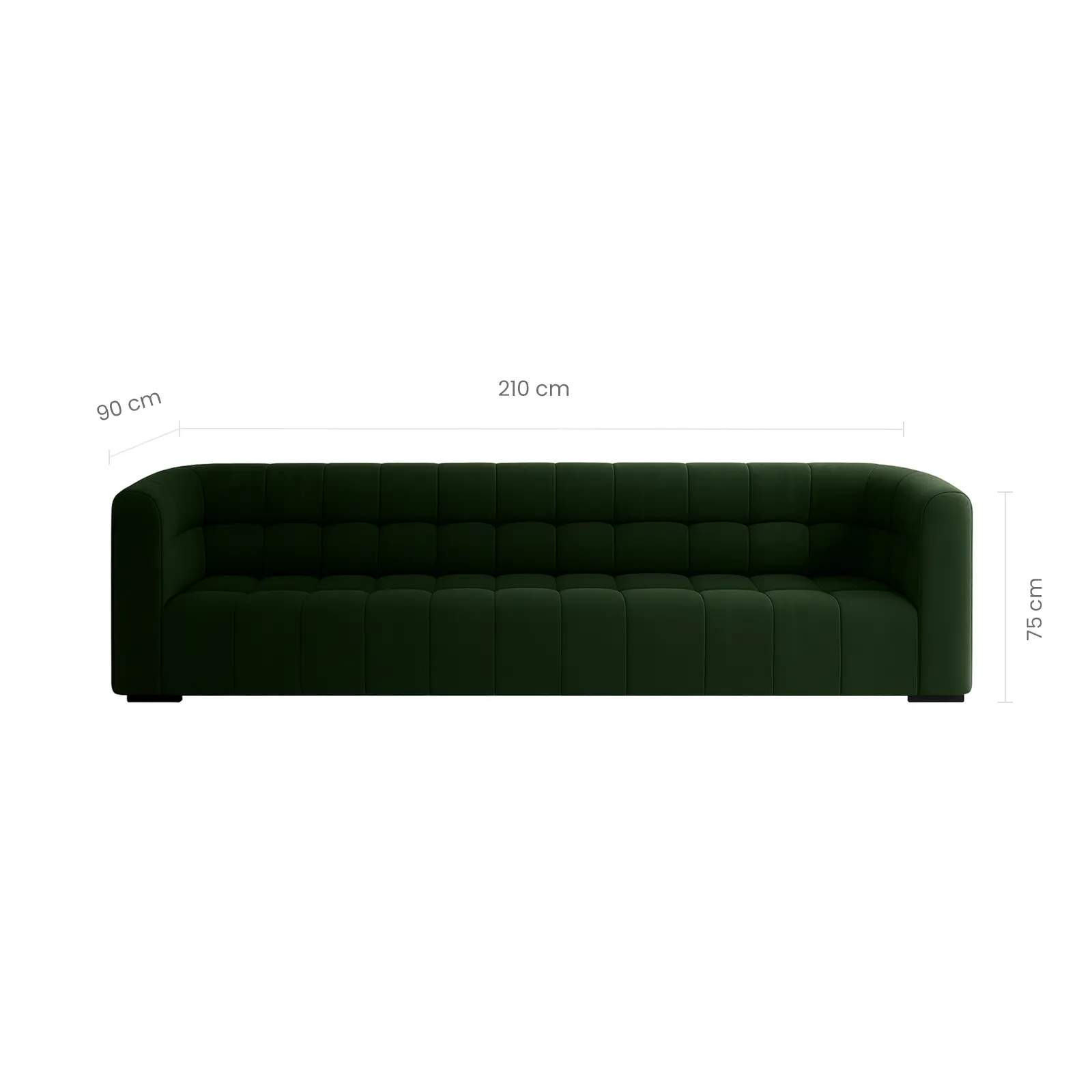 Areeka 3 Seater Sofa - Image 2
