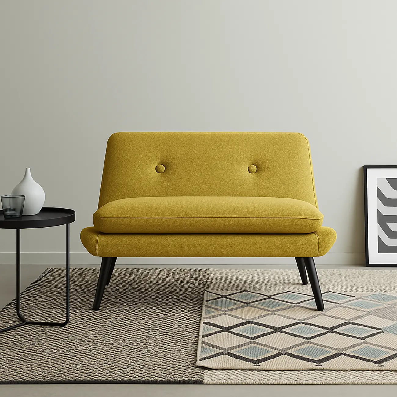 Armless 2-Seater Sofa