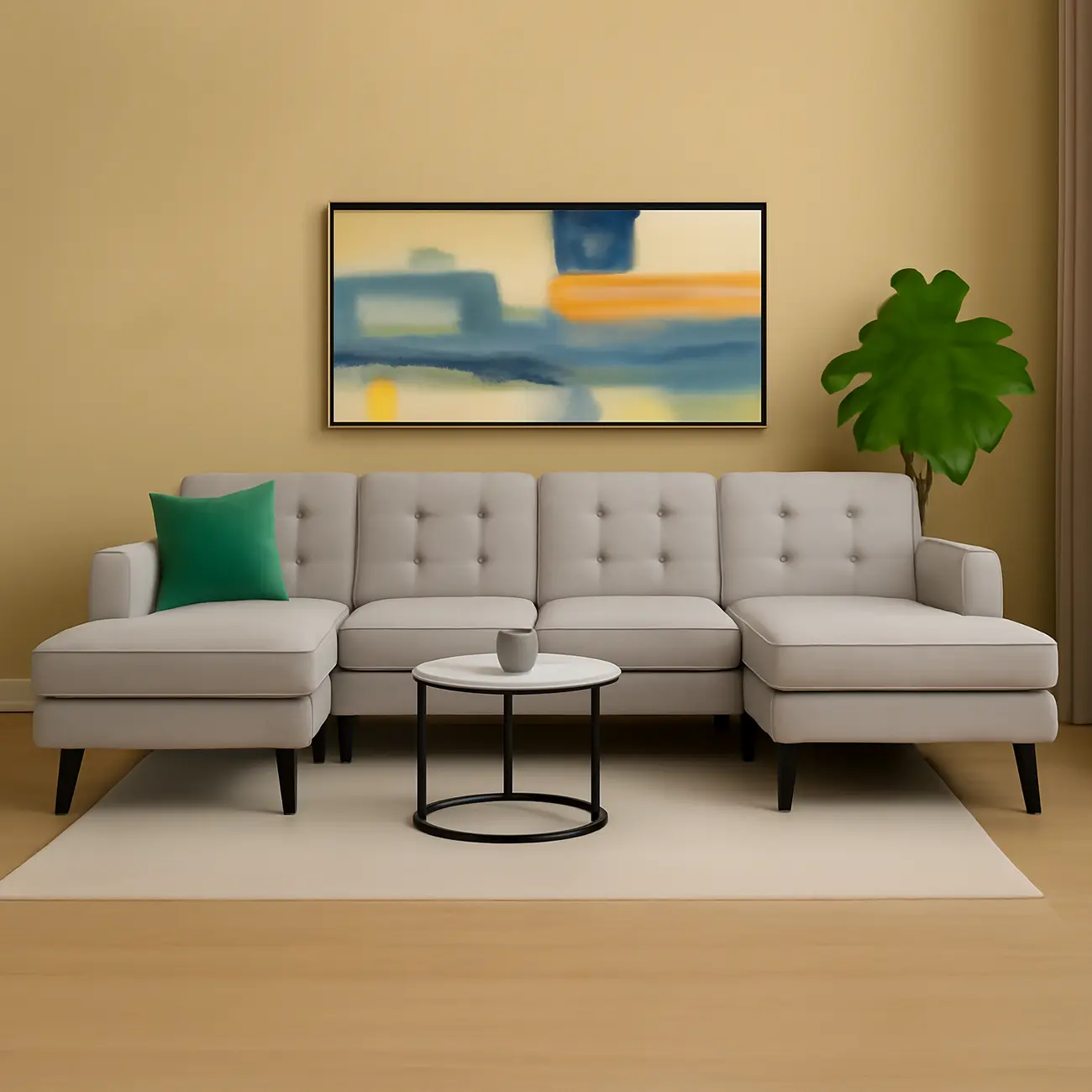 Aron Mid Century Sectional Sofa