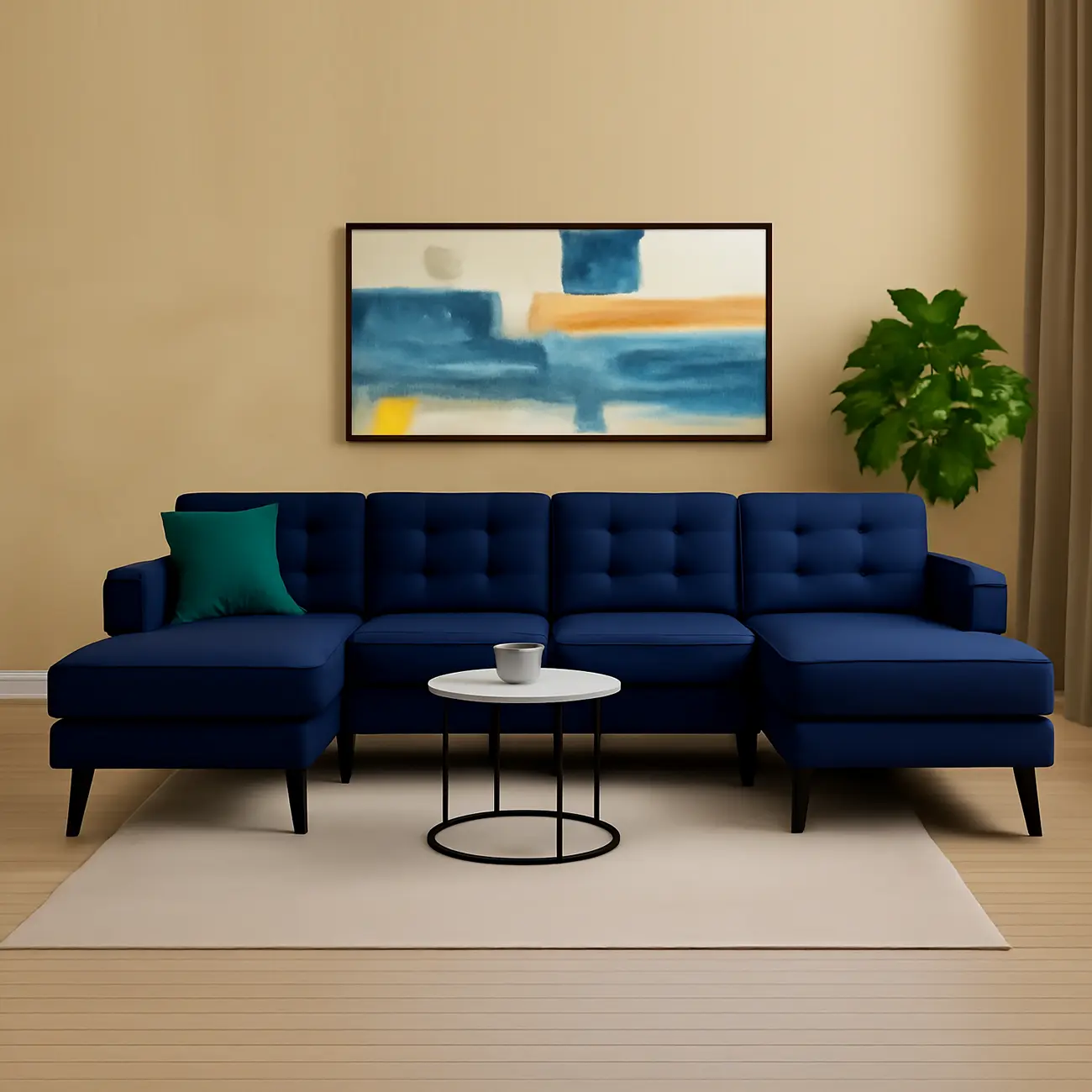 Aron Mid Century Sectional Sofa - Image 6