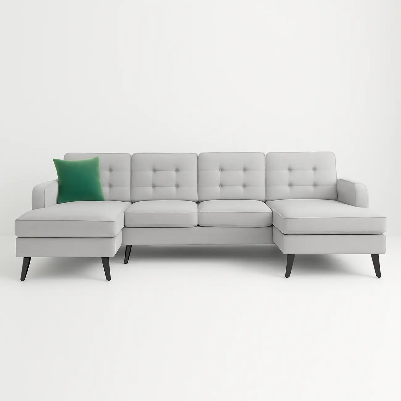 Aron Mid Century Sectional Sofa - Image 4