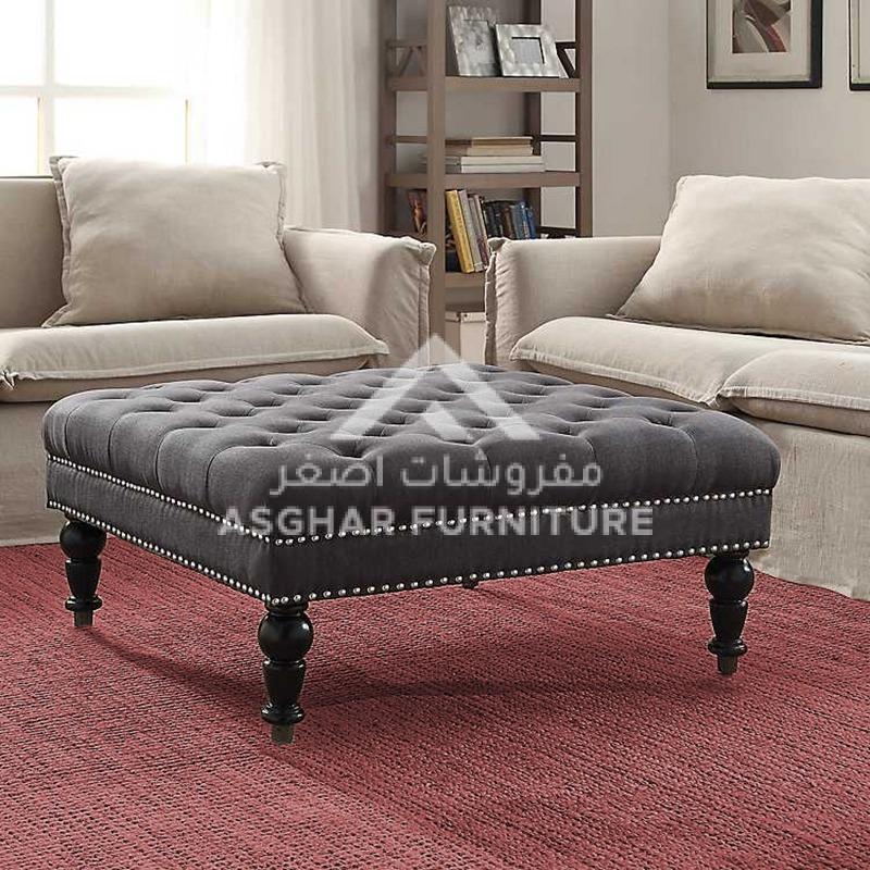 Axton Premium Tufted Ottoman - Image 3