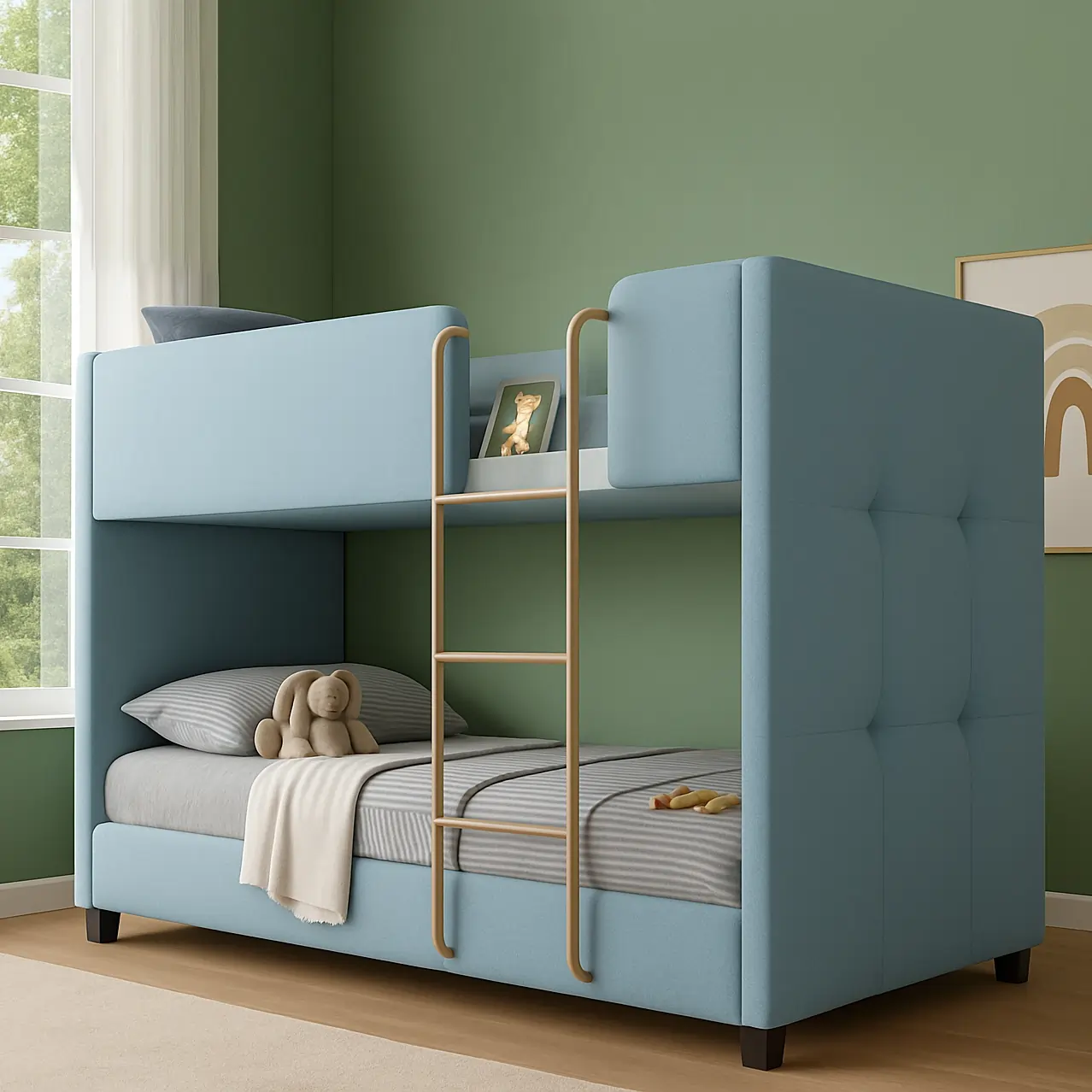 Bliss Upholstered Bunk Bed - Image 2