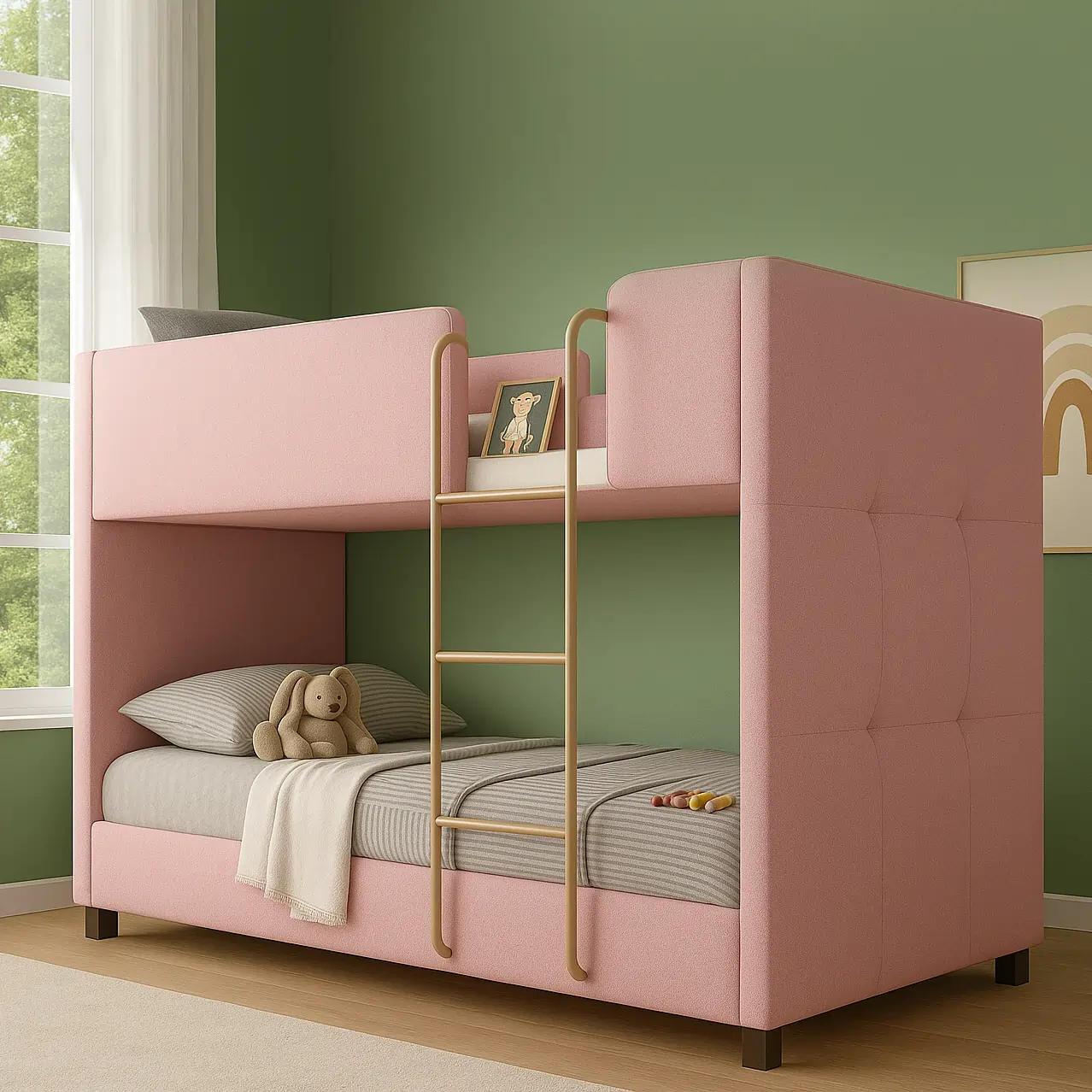 Bliss Upholstered Bunk Bed - Image 3