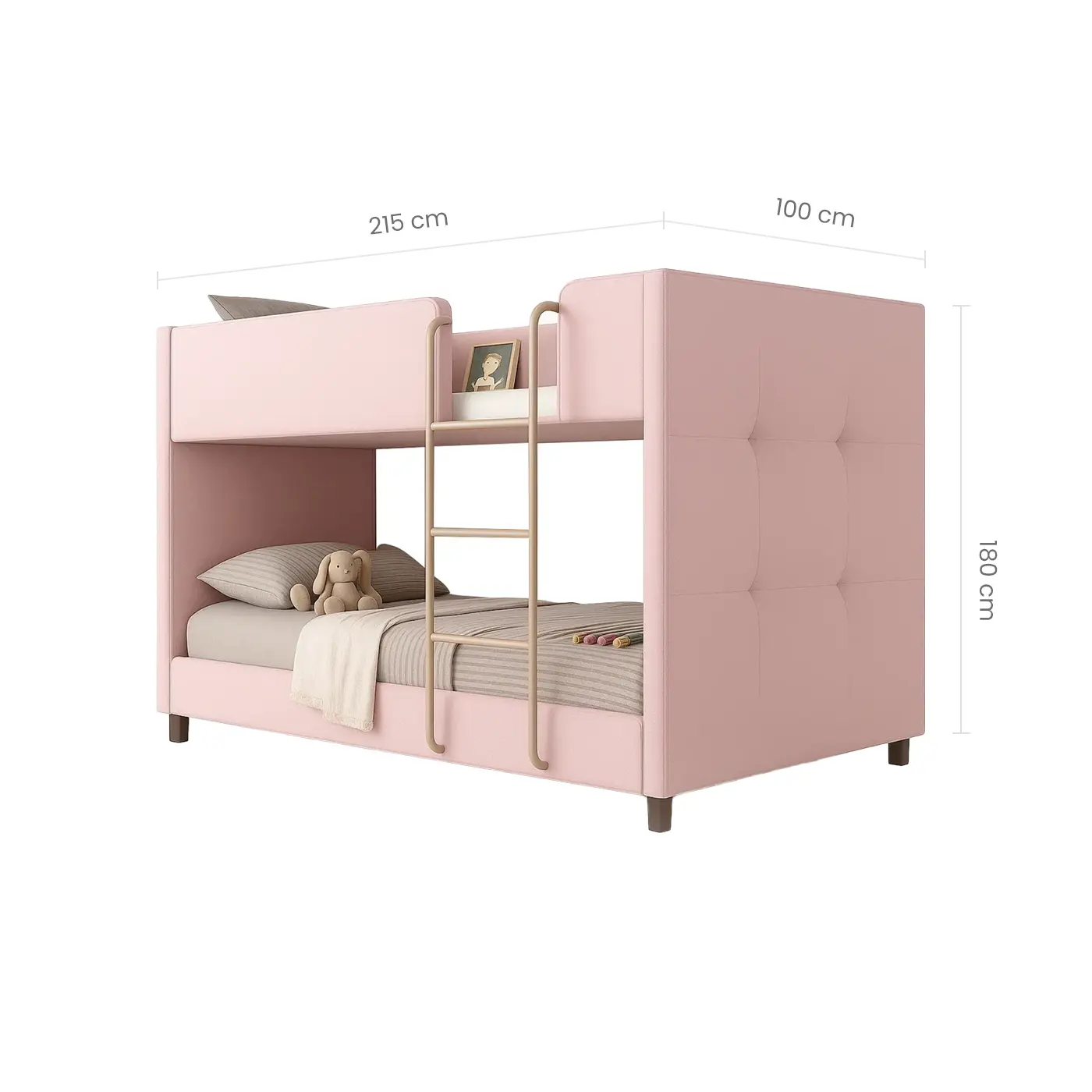 Bliss Upholstered Bunk Bed - Image 6