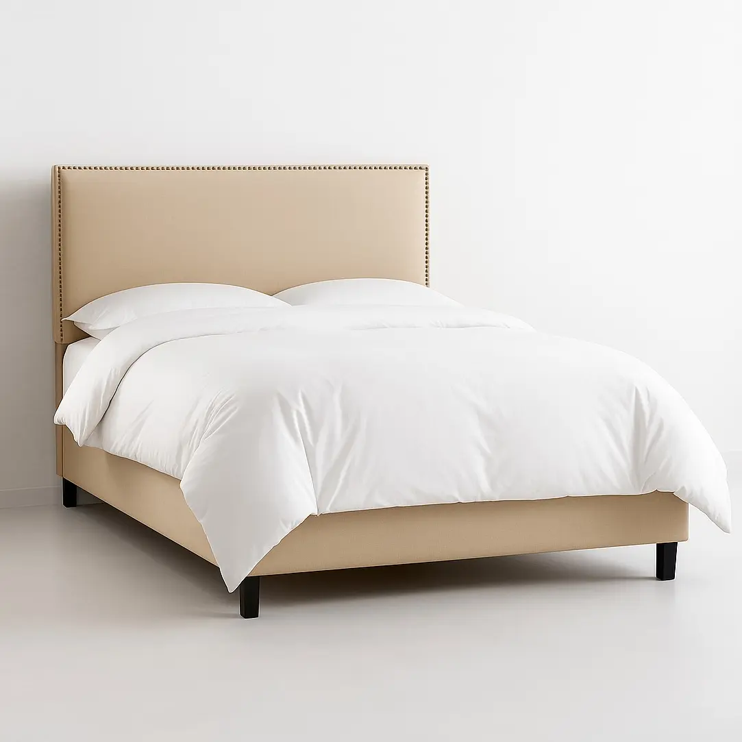 Blush Velvet Bed - Image 2
