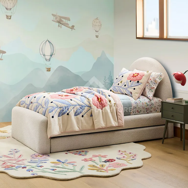 Serene Haven Upholstered Bed with Trundle
