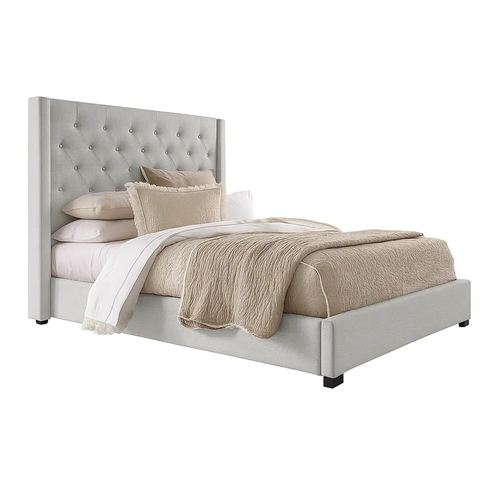 Button Tufted Bed - Image 2