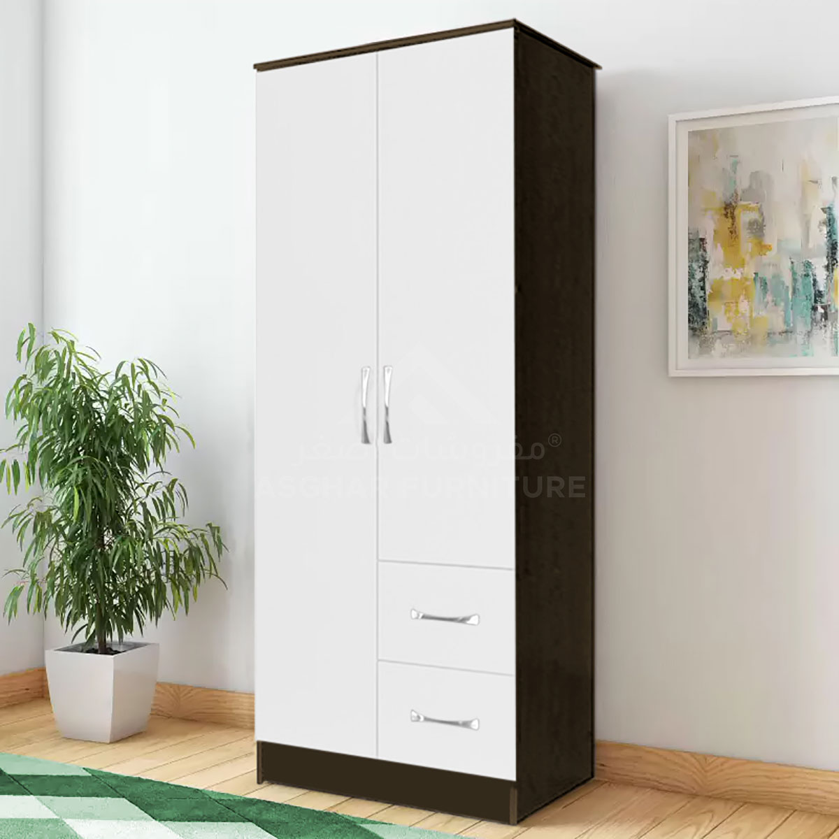 Caddo 2-Door Wardrobe - Image 2