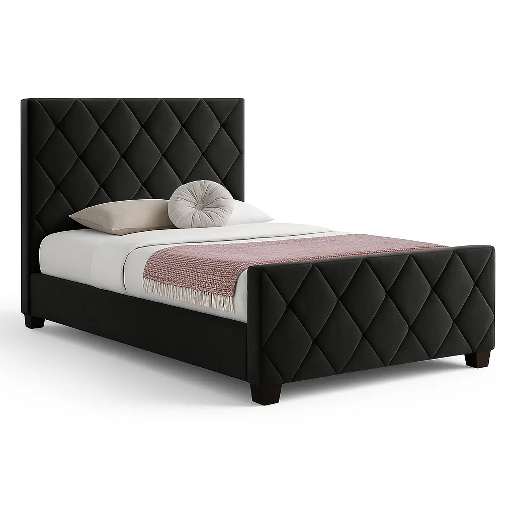 Cave Velvet Bed - Image 3