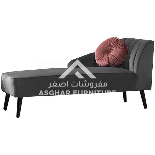 Cobalt Velvet Chaise - Image 8