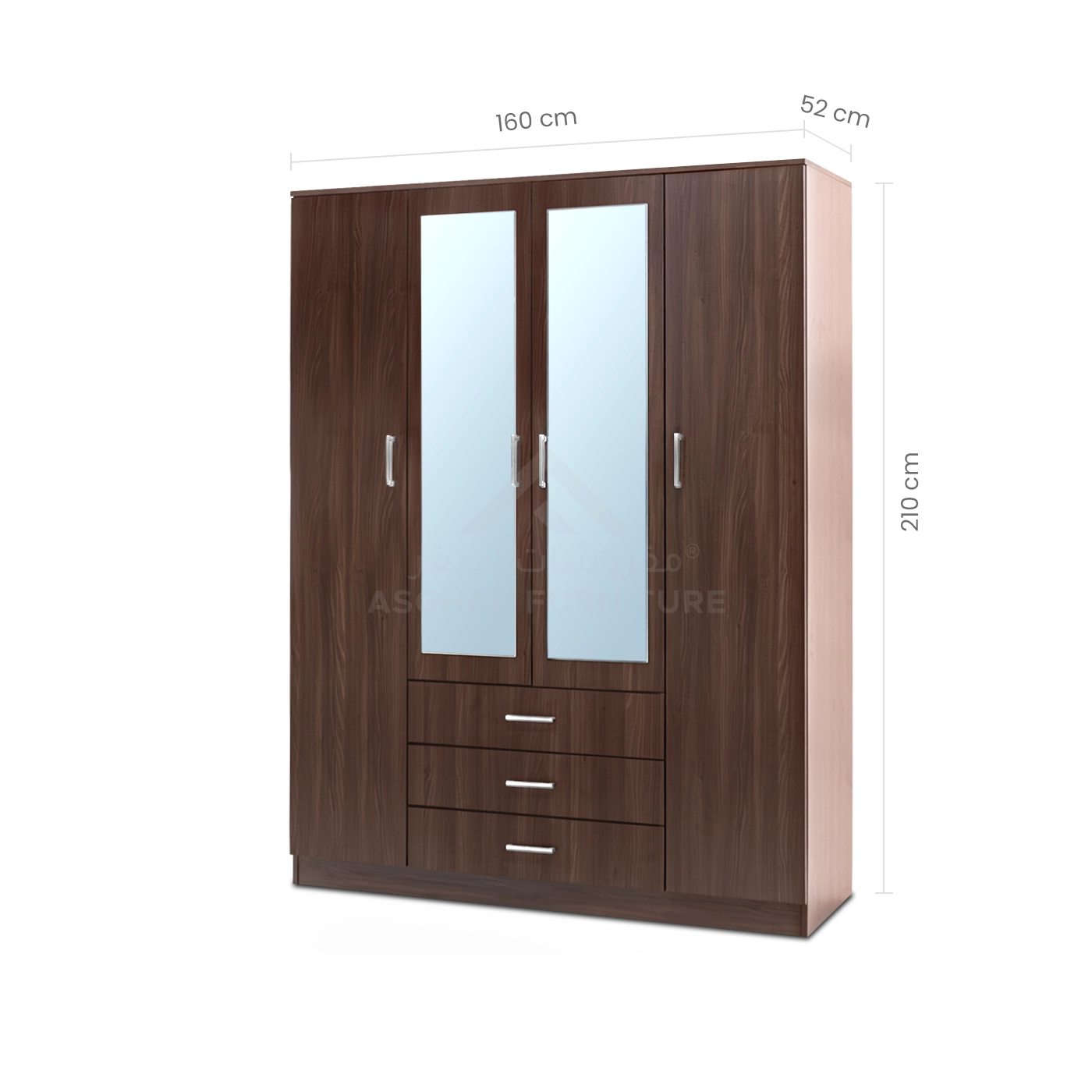 Dulab Mirror Wardrobe - Image 6
