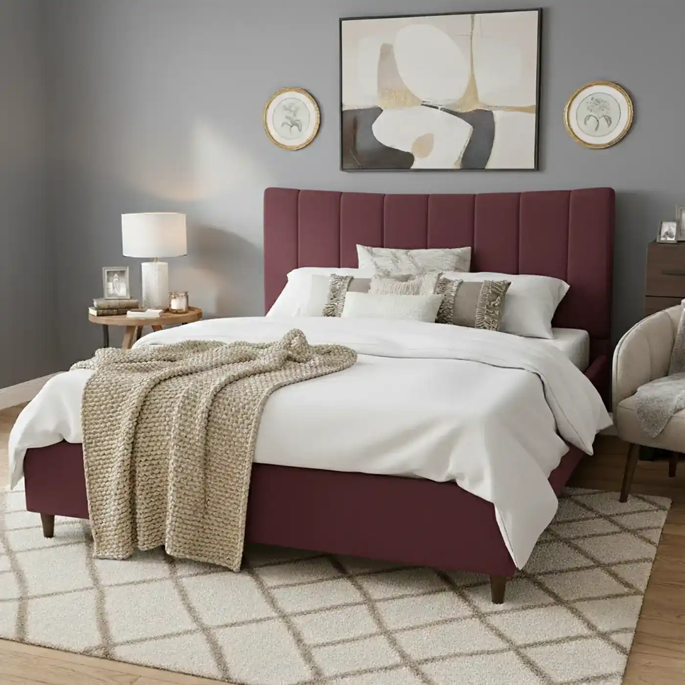 Dusi Platform Bed with Free Mattress - Image 2
