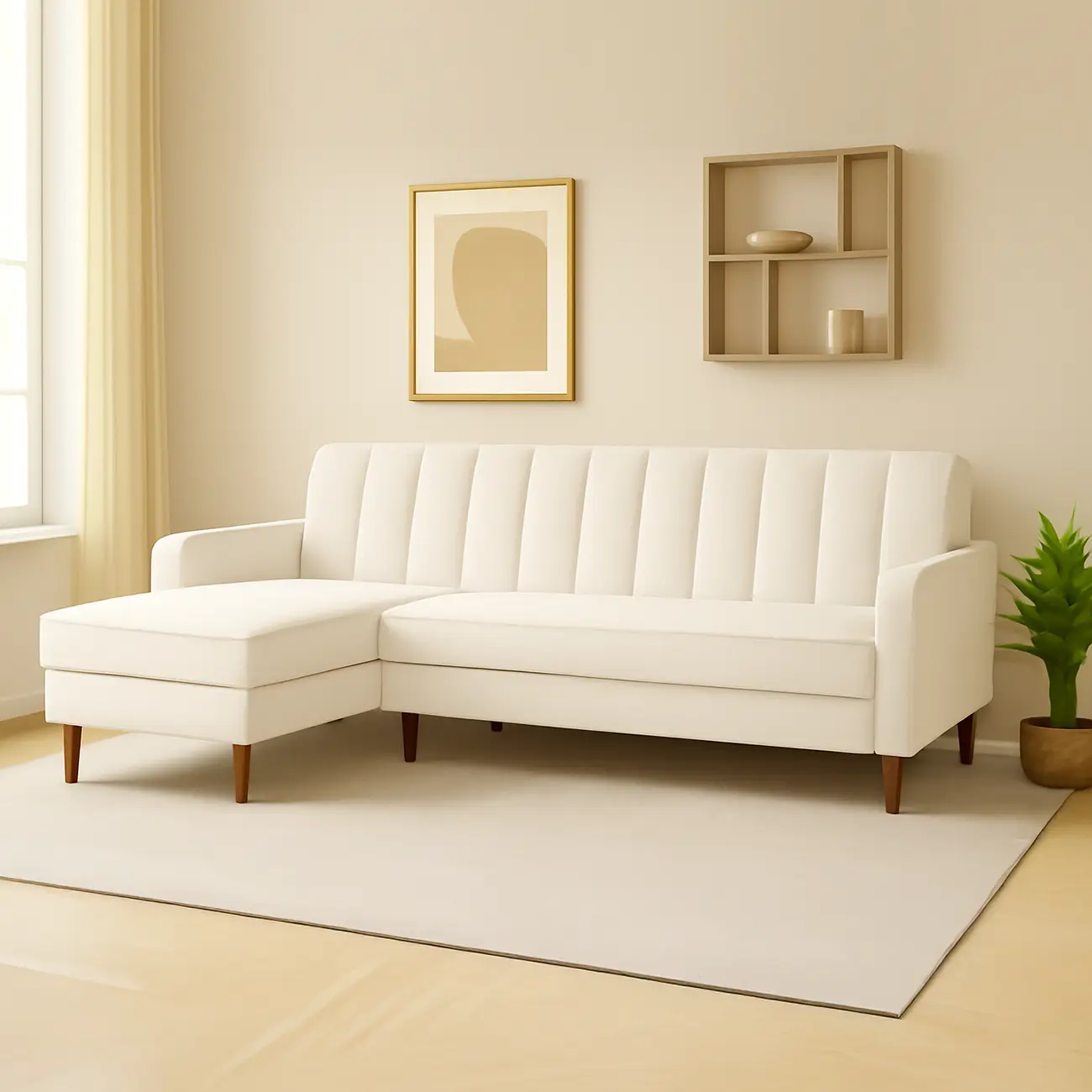 Evan L Shape Sectional Sofa - Image 7