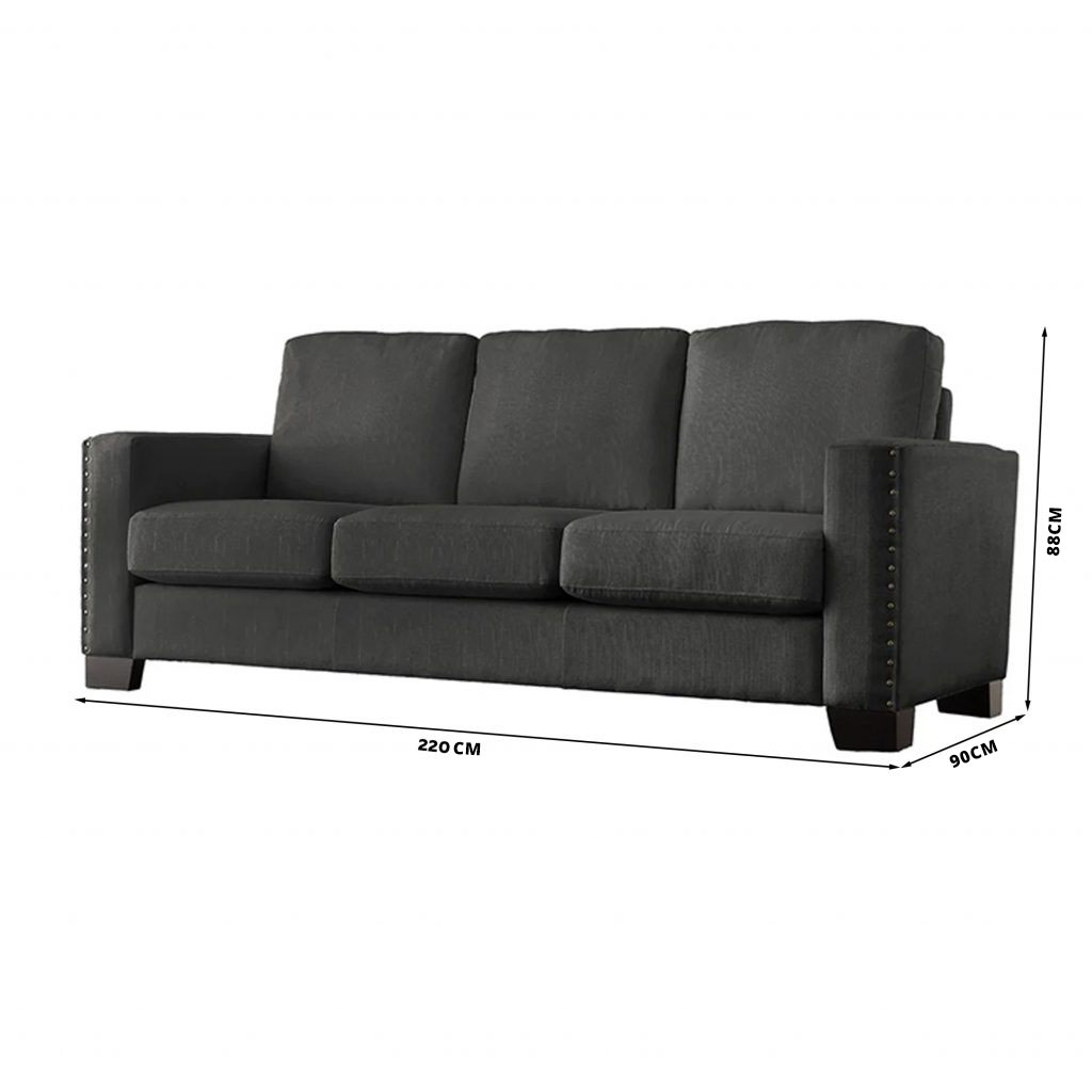 Farren Imperial Linen Sofa - Image 4