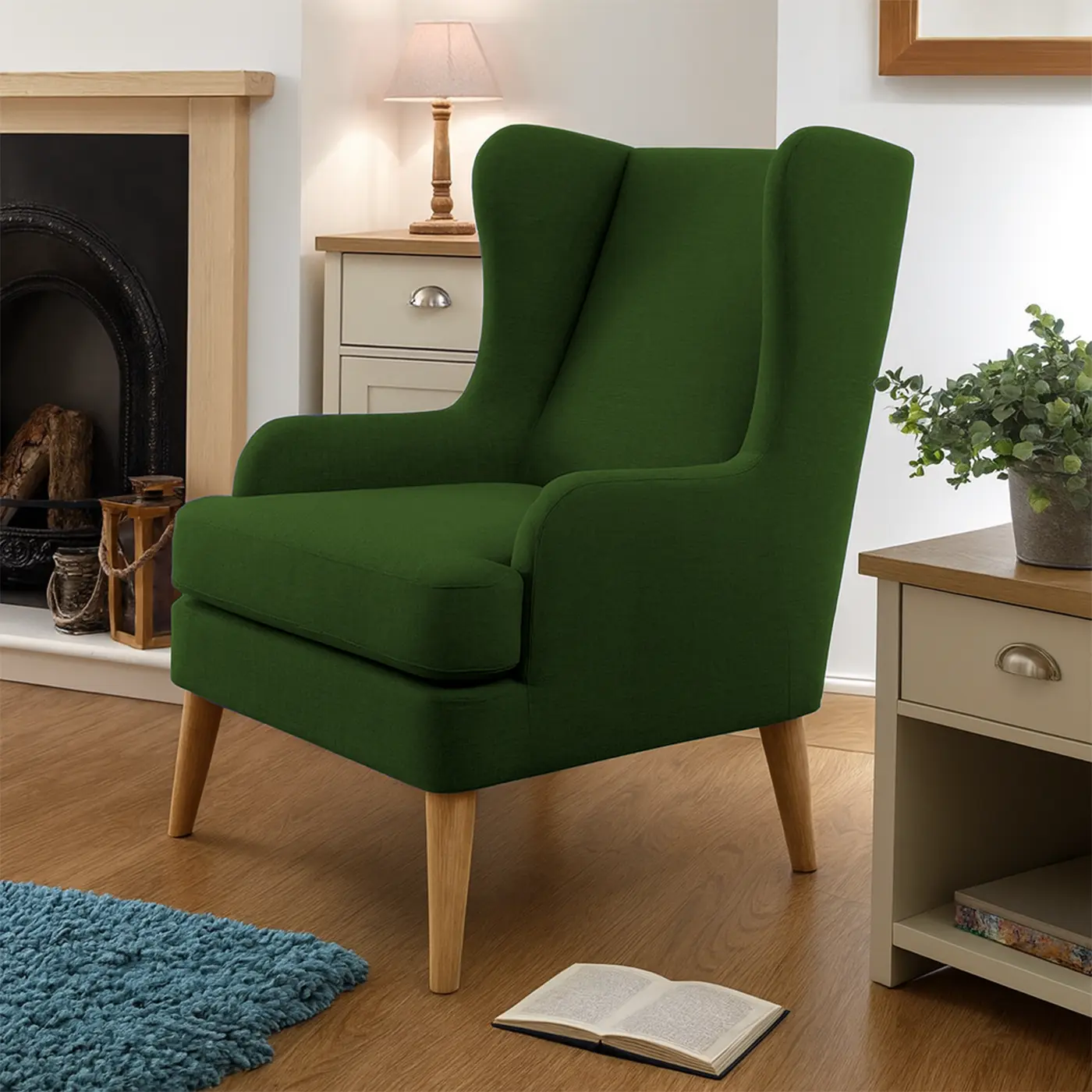 Noah Luxury Wingback Chair - Image 7