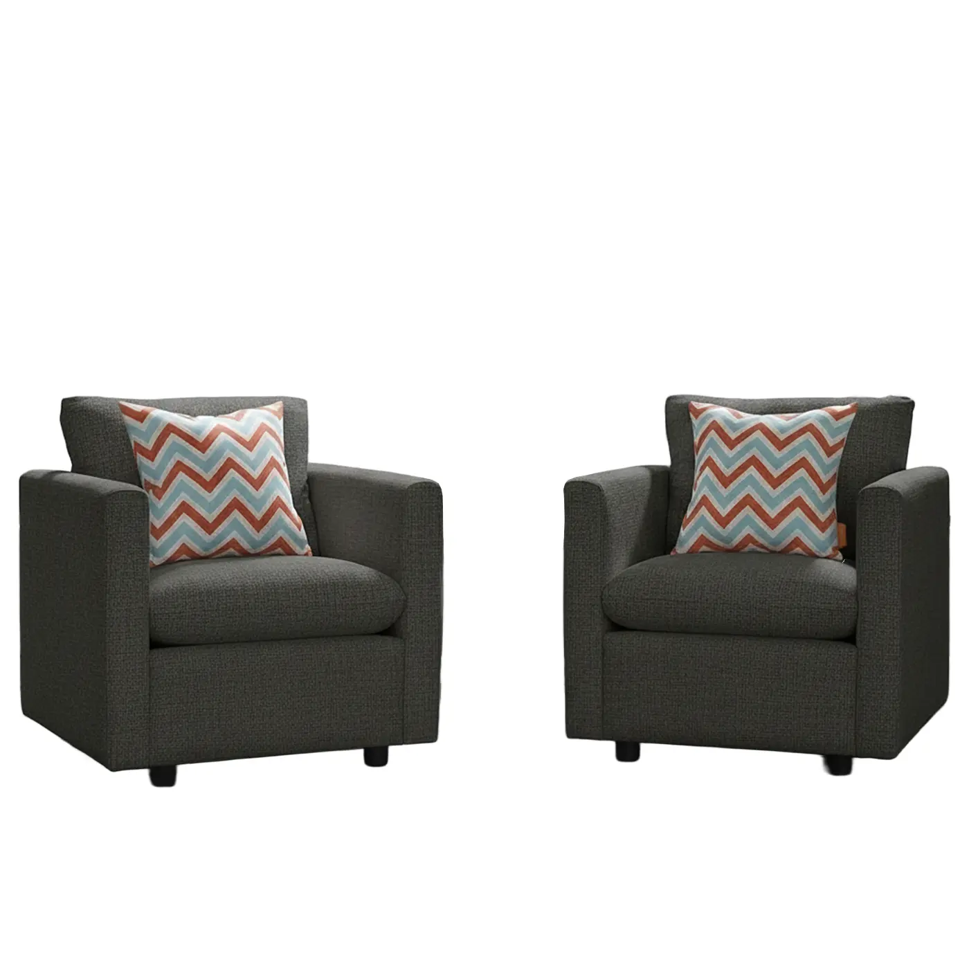 Harper Upholstered Arm Chair Set of 2 - Image 3