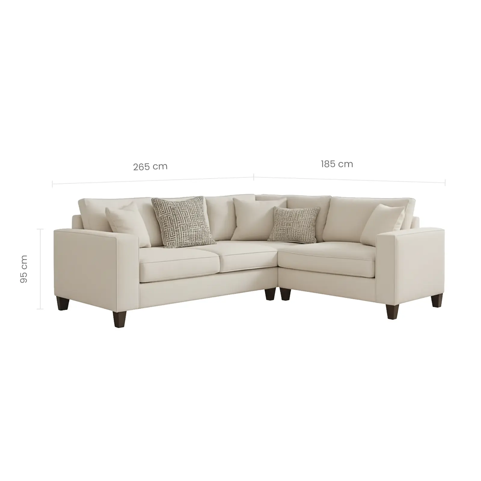 Ivory Luxe Sectional - Image 2