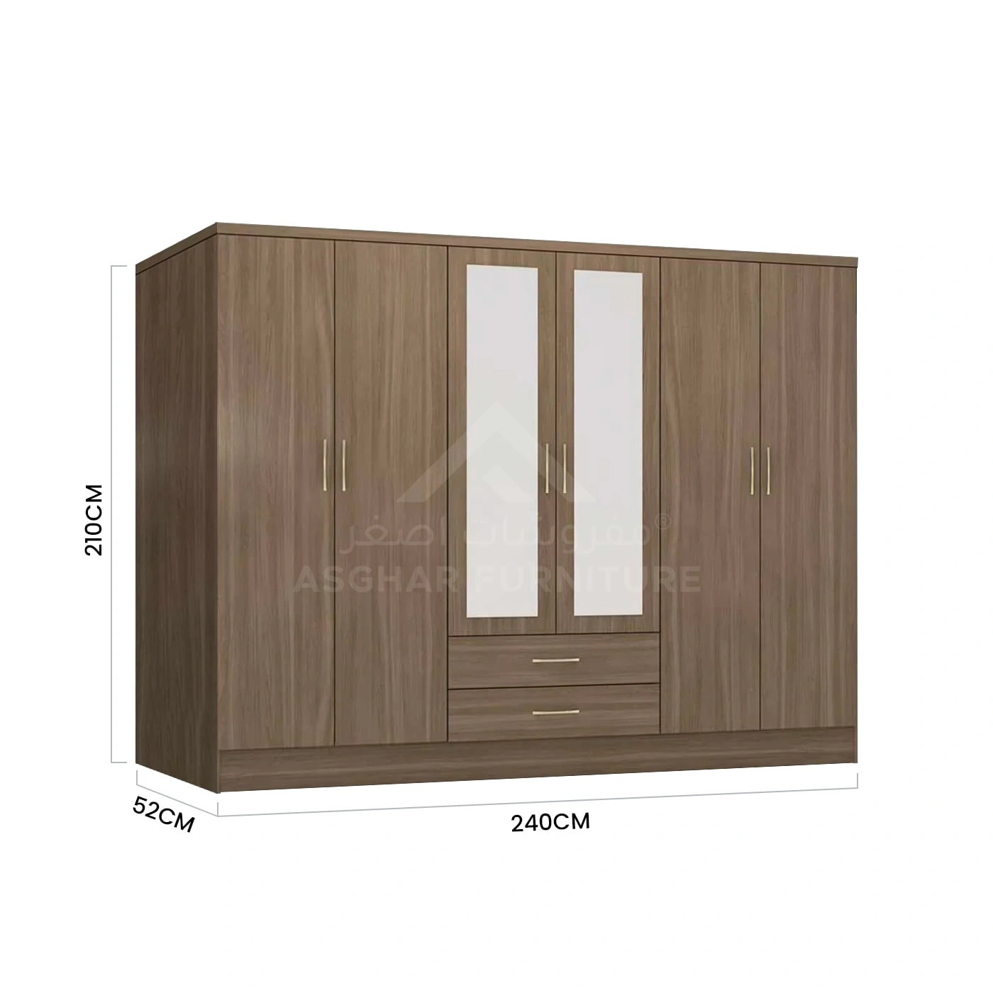 Jade Mirror Wardrobe - Image 3