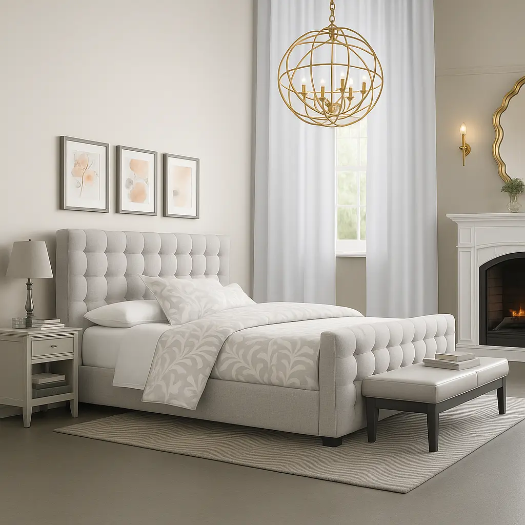 Leander Solid Bed