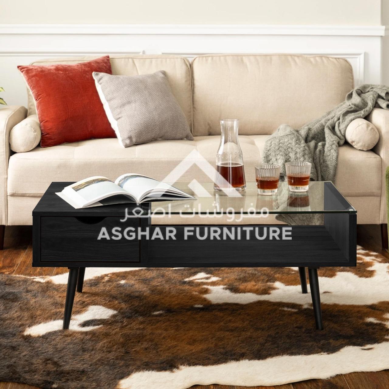 Mansel Glass Top Coffee Table - Image 4