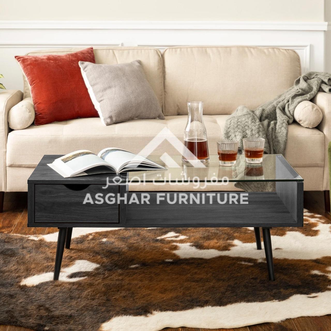 Mansel Glass Top Coffee Table - Image 5