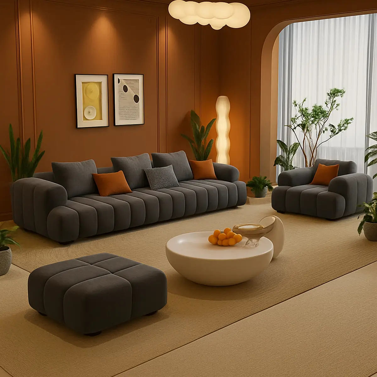 Maison Luxe Sofa Set - Image 3
