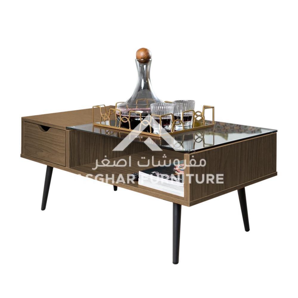 Mansel Glass Top Coffee Table - Image 6