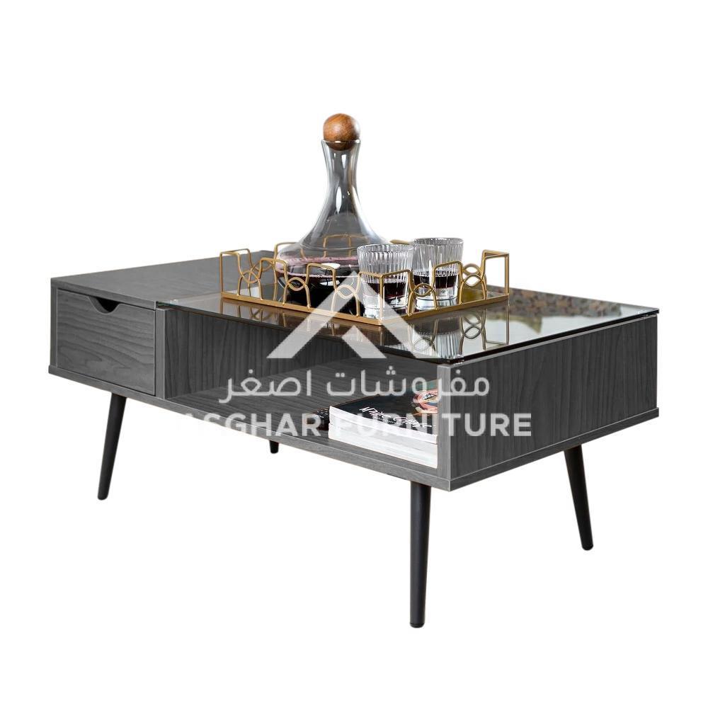 Mansel Glass Top Coffee Table - Image 7