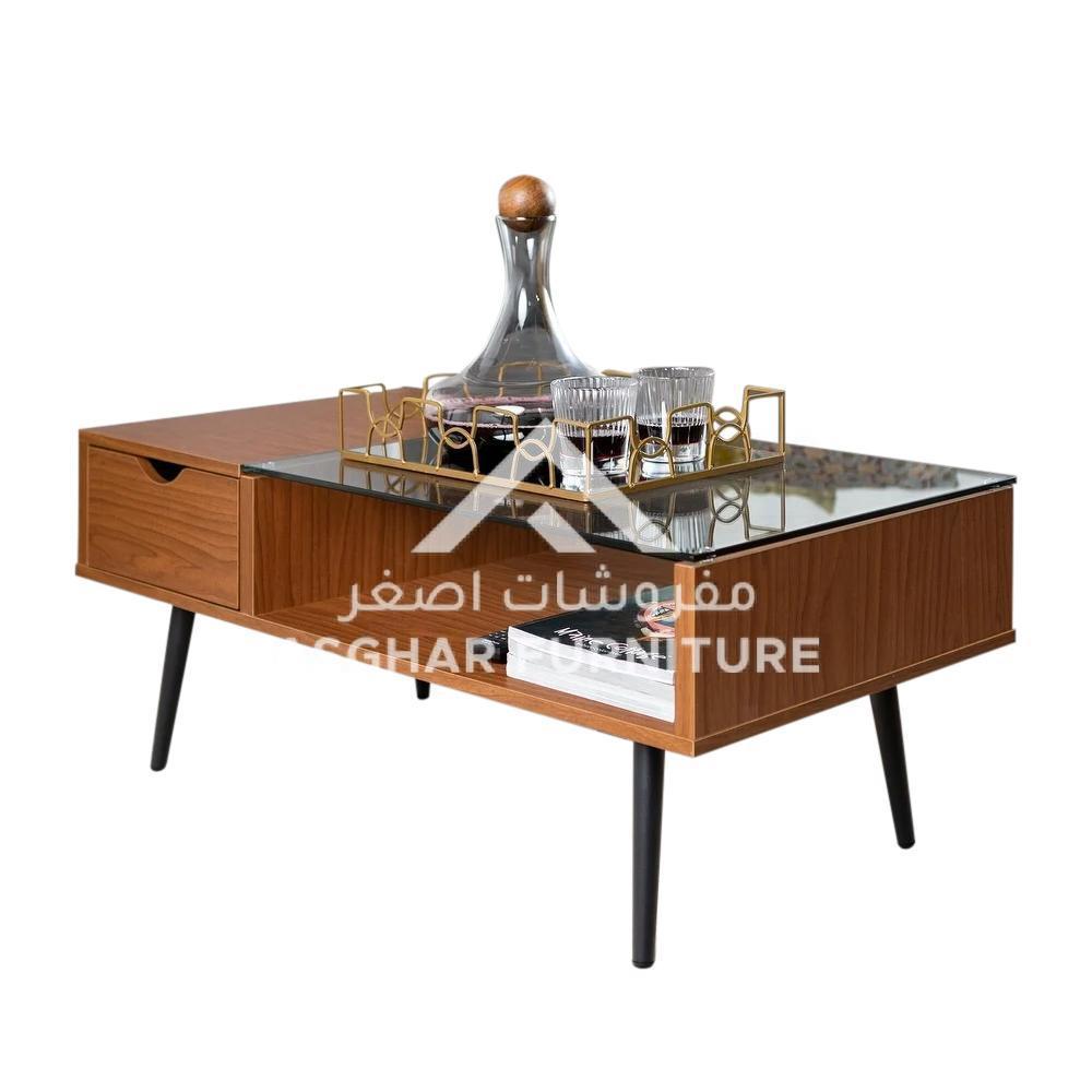 Mansel Glass Top Coffee Table - Image 8
