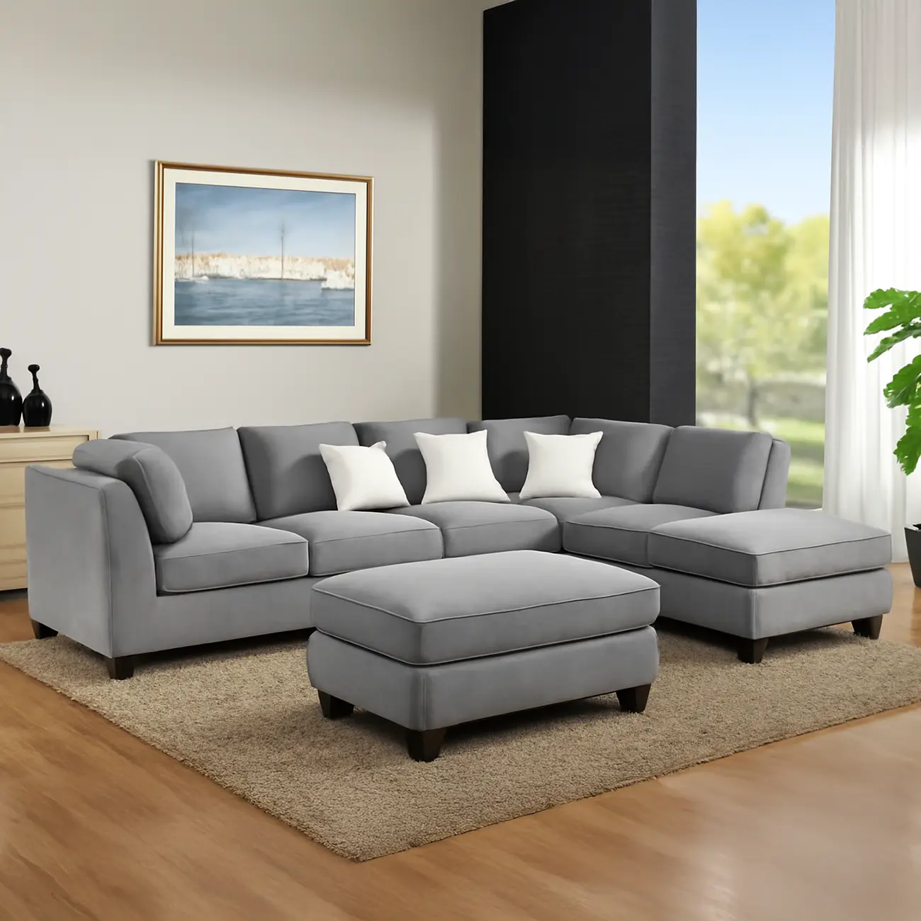 Moira L Shape Modular Sofa - Image 2