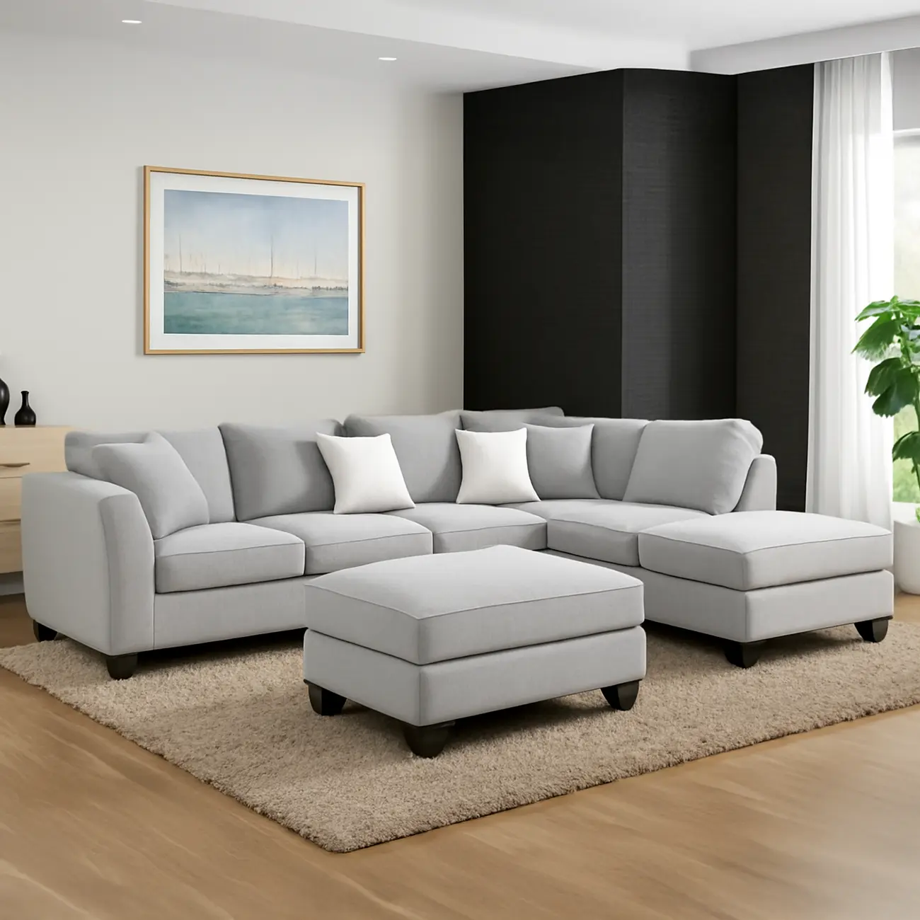 Moira L Shape Modular Sofa - Image 4