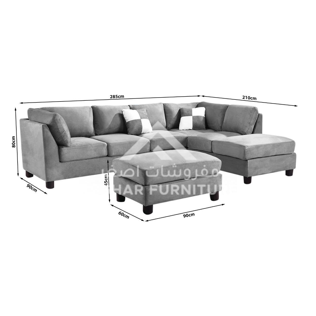 Moira L Shape Modular Sofa - Image 7